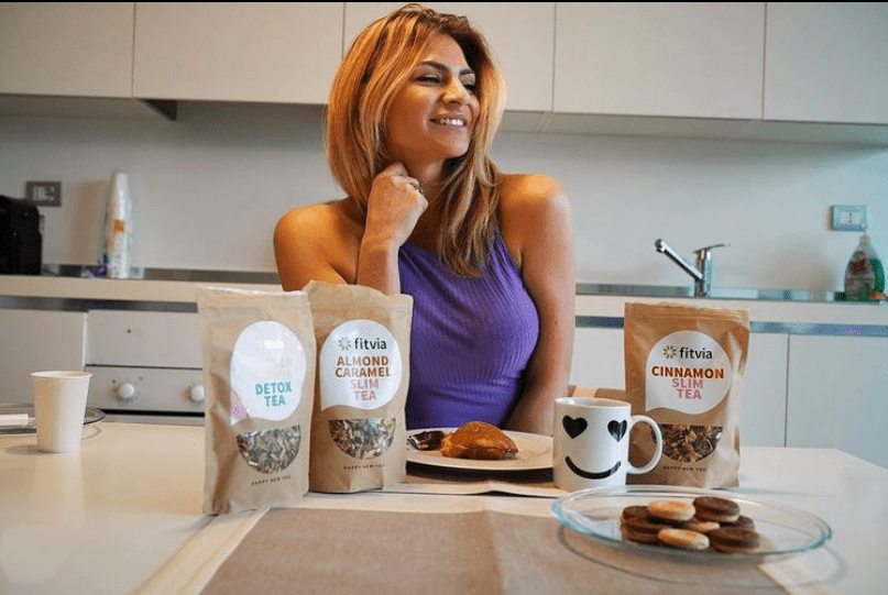 Cristna Cocco e i suoi prodotti prferiti della FitVia Tisane