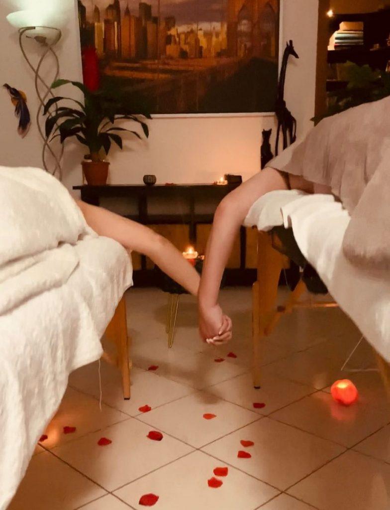 massaggio di coppia a San Valentino complicità e romanticismo