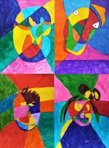 Cristina Cocco lavori di seconda elementare art therapy